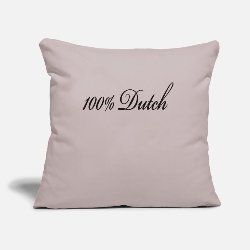 100% Dutch EN Sofa pillowcase 17,3'' x 17,3'' (45 x 45 cm)
