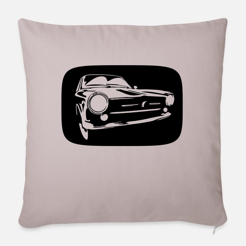 car - Sofakissenbezug 45 x 45 cm - helles Taupe