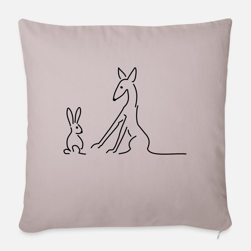 Podenco - Sofakissenbezug 45 x 45 cm - helles Taupe
