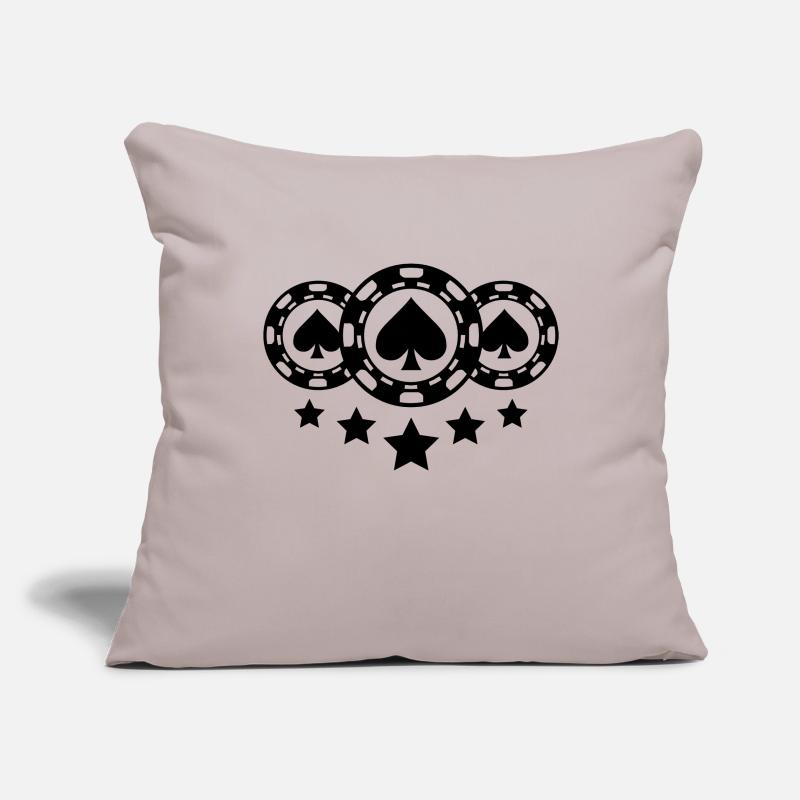 poker_chips_design_c1 Sofa pillowcase 17,3'' x 17,3'' (45 x 45 cm)