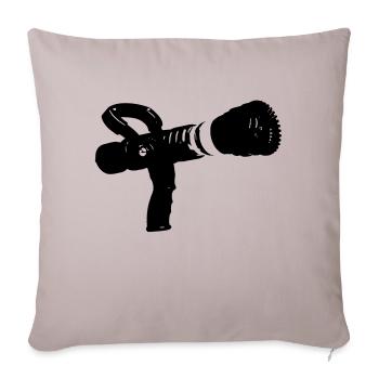 fire lance flow rate variable - Sofa pillowcase 17,3'' x 17,3'' (45 x 45 cm) - light taupe - Front