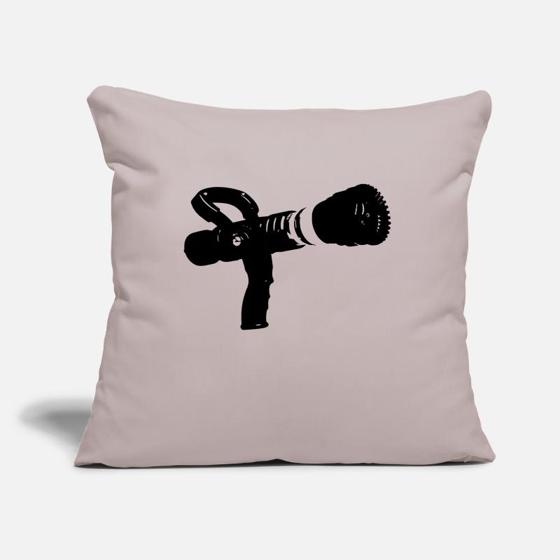 Pompier lance incendie LDV Housse de coussin décorative 45 x 45 cm