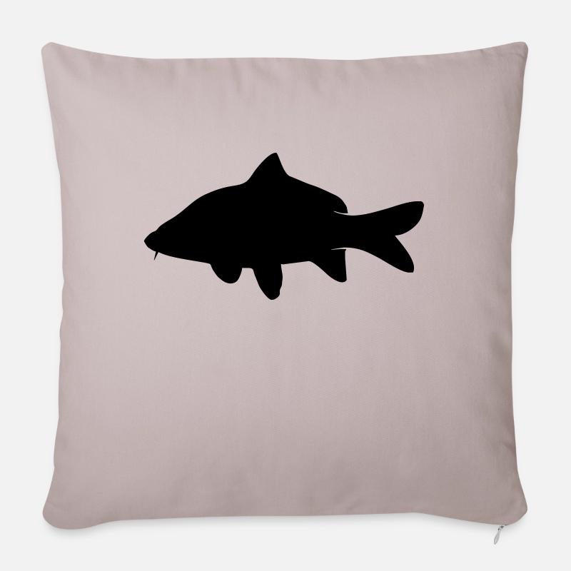 Carp - Sofakissenbezug 45 x 45 cm - helles Taupe