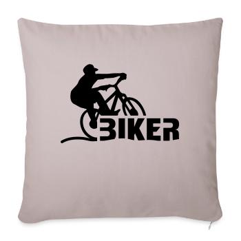 biker__f1 - Housse de coussin décorative 45 x 45 cm - taupe clair - Devant