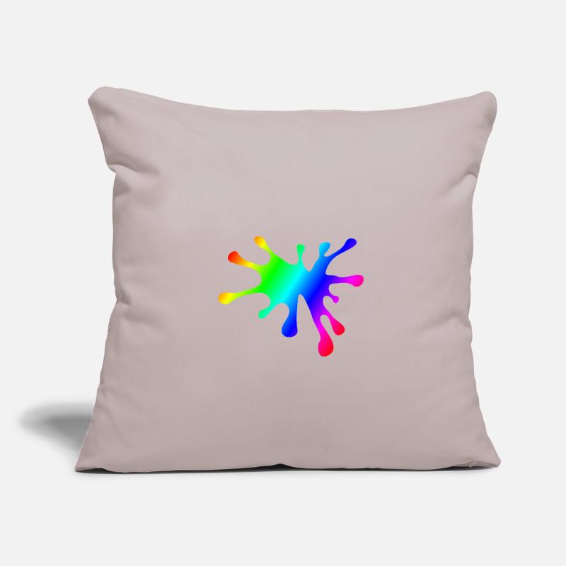 Farbklecks | Farbe Maler Geschenkidee Sofakissenbezug 45 x 45 cm