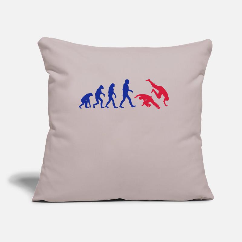 Capoeira Evolution logo Housse de coussin décorative 45 x 45 cm
