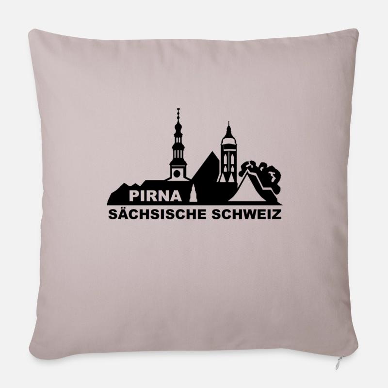 Pirna - Sofakissenbezug 45 x 45 cm - helles Taupe