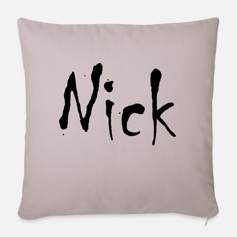 Nick - Sofakissenbezug 45 x 45 cm - helles Taupe