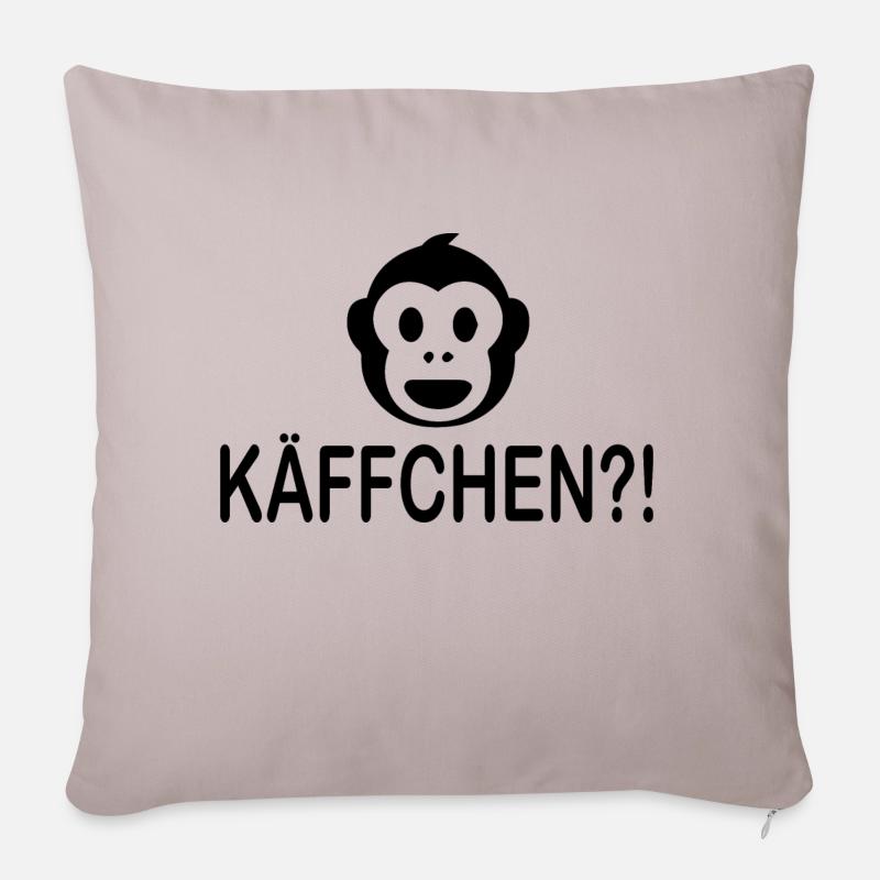 Fun Spaß Lustige - Sofakissenbezug 45 x 45 cm - helles Taupe