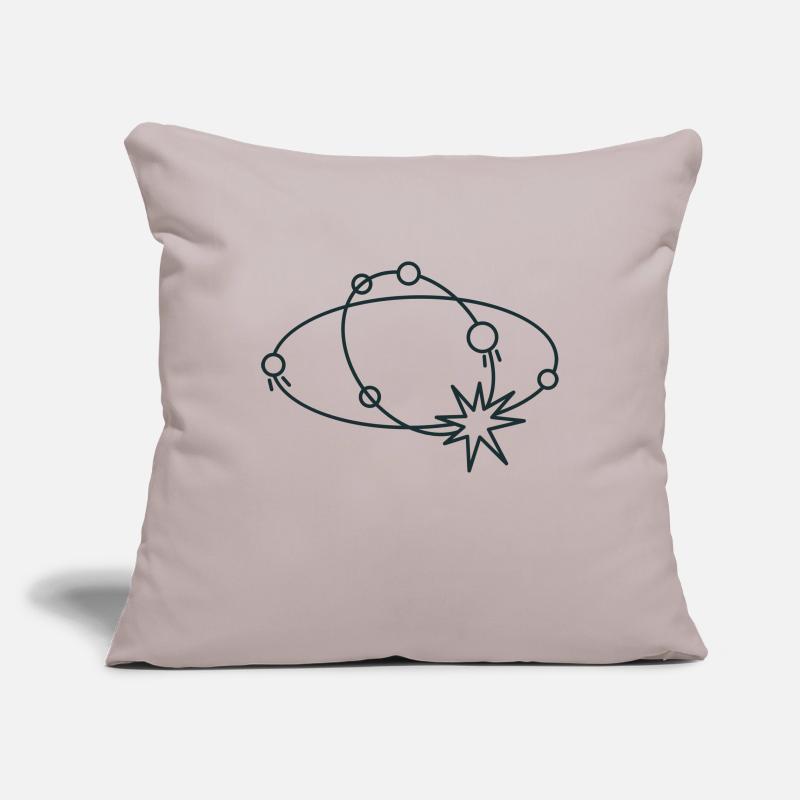 Orbites spatiales BOHO Étoiles en collision Housse de coussin décorative 45 x 45 cm