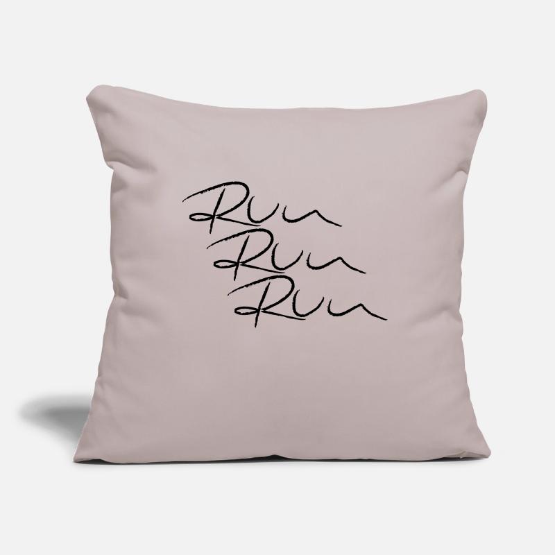 Run! Run! Run! Sofa pillowcase 17,3'' x 17,3'' (45 x 45 cm)