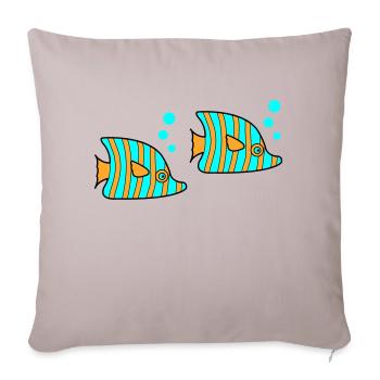 Pisces - Sofa pillowcase 17,3'' x 17,3'' (45 x 45 cm) - light taupe - Front