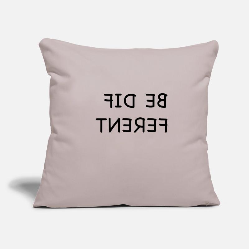 Be different, BE DIFFERENT be different Sofa pillowcase 17,3'' x 17,3'' (45 x 45 cm)