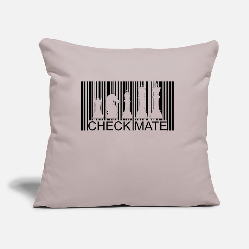 Barcode Chess Pieces Sofa pillowcase 17,3'' x 17,3'' (45 x 45 cm)