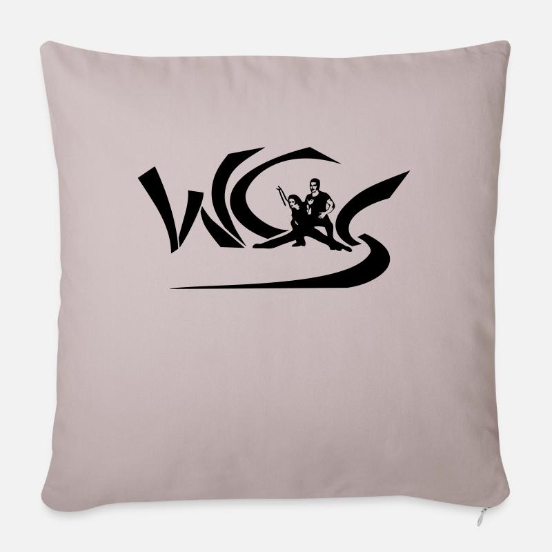 West Coast Swing - WCS - Sofakissenbezug 45 x 45 cm - helles Taupe