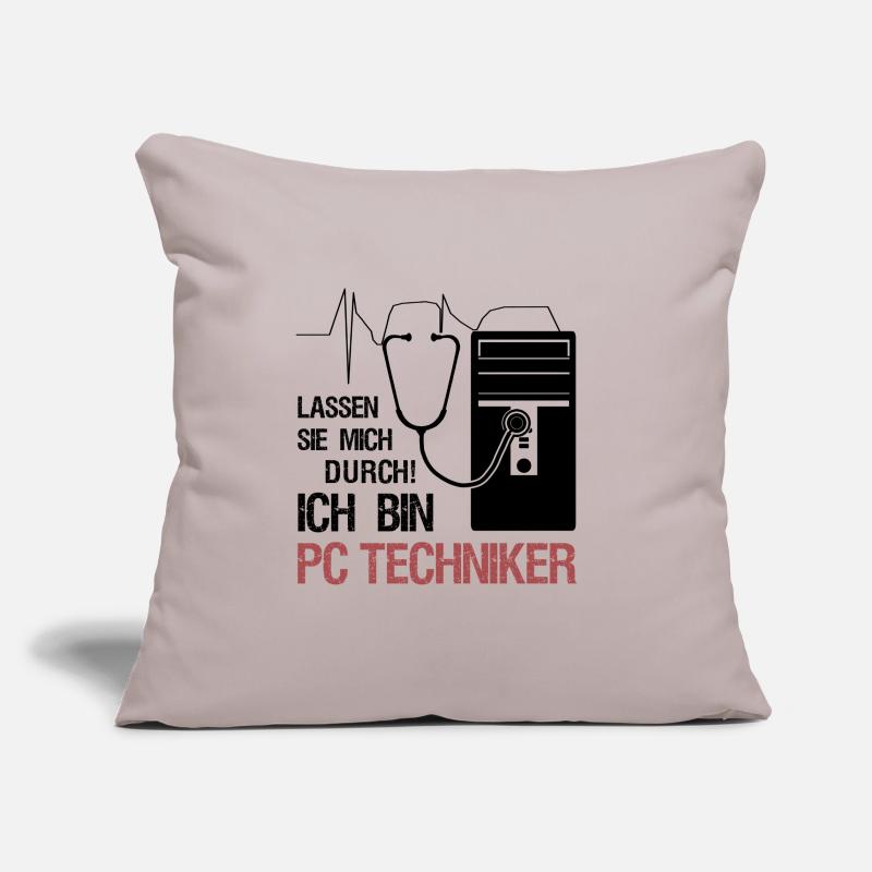 PC Technician Stethoscope IT System Technician Gift Sofa pillowcase 17,3'' x 17,3'' (45 x 45 cm)