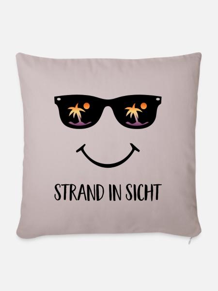 Strand - Sofakissenbezug 45 x 45 cm - helles Taupe