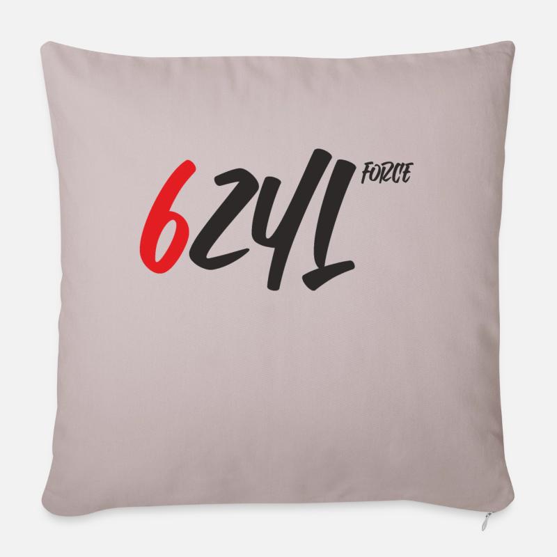 Force 6ZYL - Housse de coussin décorative 45 x 45 cm - taupe clair