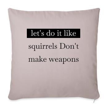 bday peace for paris global peace funny child joke - Sofakissenbezug 45 x 45 cm - helles Taupe - Vorne