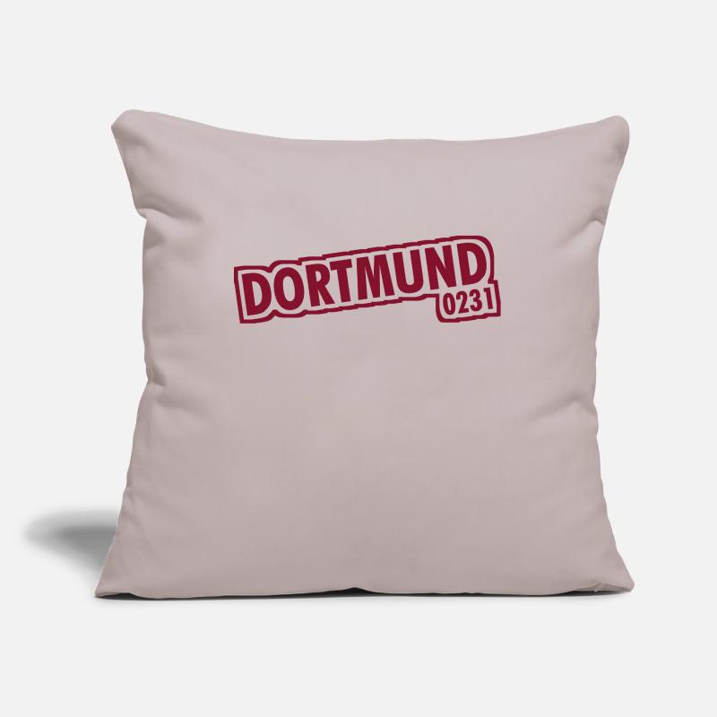 Dortmund - 0231 - Area Code Sofa pillowcase 17,3'' x 17,3'' (45 x 45 cm)