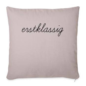 first-class - Sofa pillowcase 17,3'' x 17,3'' (45 x 45 cm) - light taupe - Front