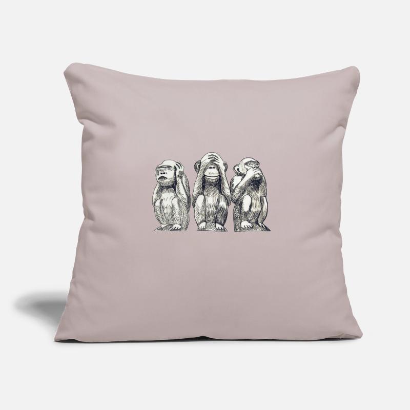 monkey Sofa pillowcase 17,3'' x 17,3'' (45 x 45 cm)