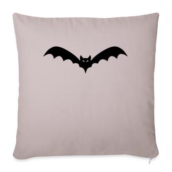 bat II 1c - Sofa pillowcase 17,3'' x 17,3'' (45 x 45 cm) - light taupe - Front
