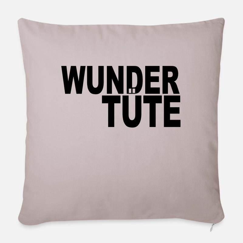 Wundertüte - Sofakissenbezug 45 x 45 cm - helles Taupe