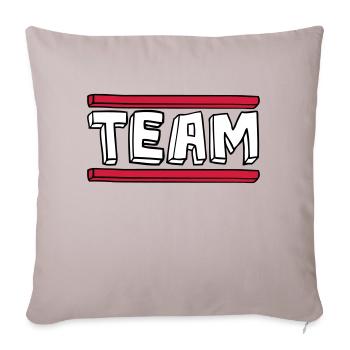 cartoon comic bar logo party group brushstric - Sofa pillowcase 17,3'' x 17,3'' (45 x 45 cm) - light taupe - Front