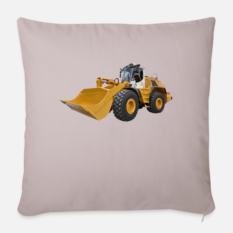 Radlader - Sofakissenbezug 45 x 45 cm - helles Taupe