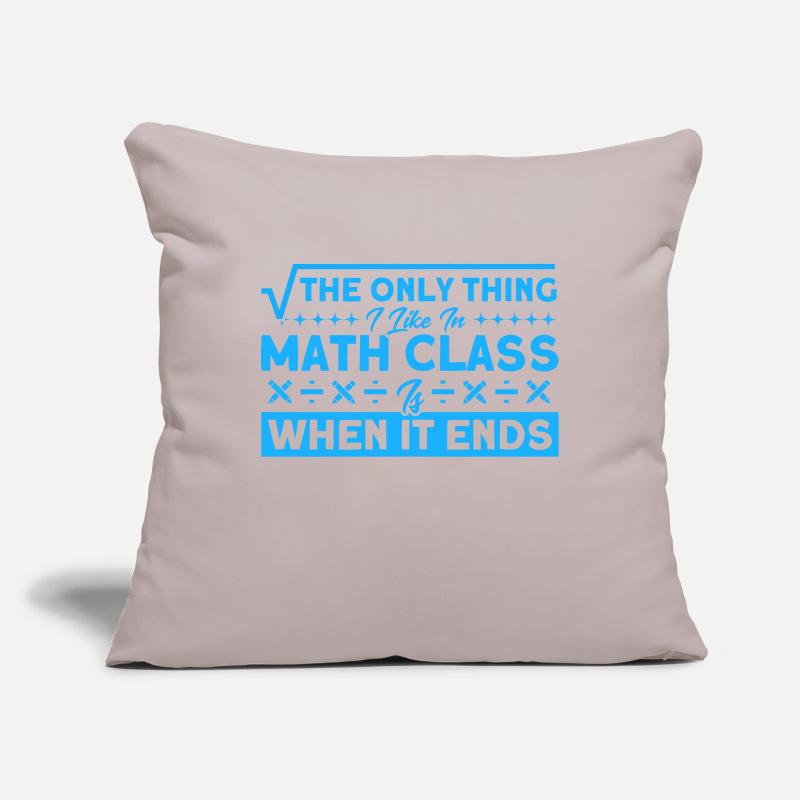 Math Mathématiques Sciences Math Cadeau Housse de coussin décorative 45 x 45 cm