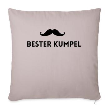 Bester Kumpel - Sofakissenbezug 45 x 45 cm - helles Taupe - Vorne