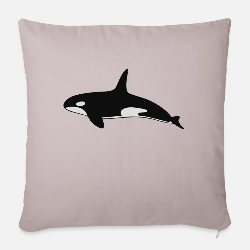 Orca - Sofakissenbezug 45 x 45 cm - helles Taupe