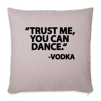 Vodka Dance - Sofakissenbezug 45 x 45 cm - helles Taupe - Vorne