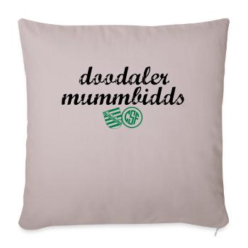 Doodaler Mummbidds - Sofakissenbezug 45 x 45 cm - helles Taupe - Vorne