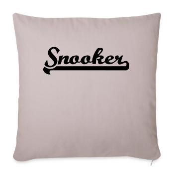 Snooker - Sofakissenbezug 45 x 45 cm - helles Taupe - Vorne