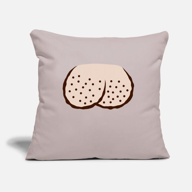 Shaved Eggs Testicles Comic Sofa pillowcase 17,3'' x 17,3'' (45 x 45 cm)