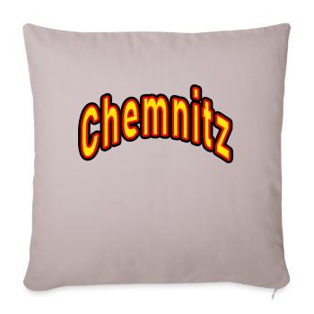 Chemnitz - Housse de coussin décorative 45 x 45 cm - taupe clair - Devant