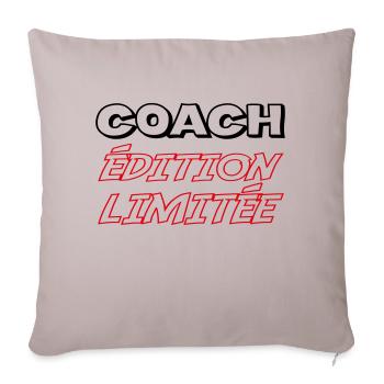 COACH Limited Edition - Sofa pillowcase 17,3'' x 17,3'' (45 x 45 cm) - light taupe - Front