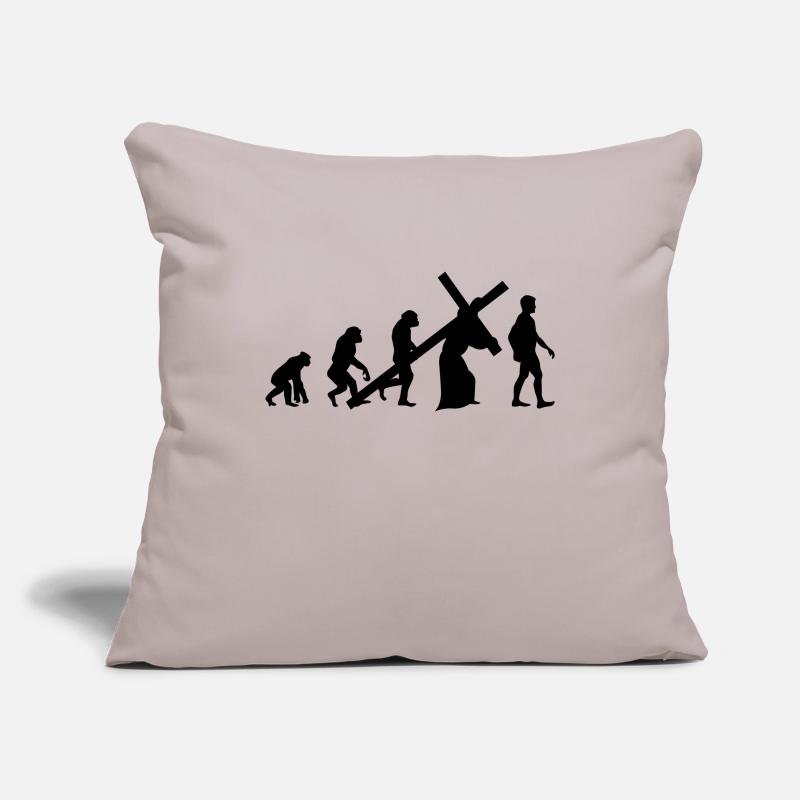 Evolution Religion Sofakissenbezug 45 x 45 cm