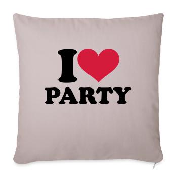 Party - Sofakissenbezug 45 x 45 cm - helles Taupe - Vorne
