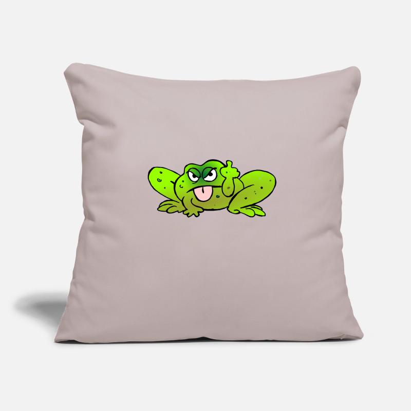 Toad pulls the tongue Sofa pillowcase 17,3'' x 17,3'' (45 x 45 cm)