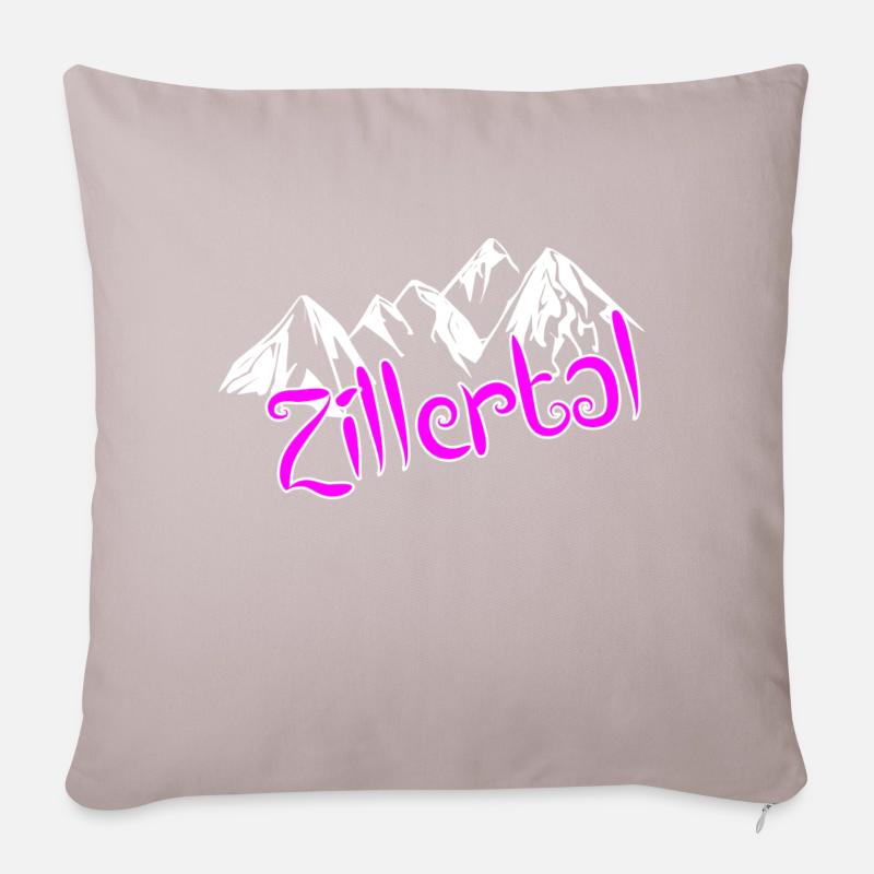 Zillertal - Sofakissenbezug 45 x 45 cm - helles Taupe
