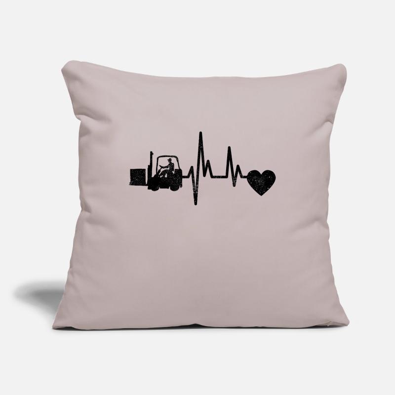 Warehouse logistics Heartbeat Logistics Warehouse workers Sofa pillowcase 17,3'' x 17,3'' (45 x 45 cm)