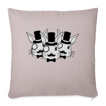 Team Sir Hasen Friends - Sofa pillowcase 17,3'' x 17,3'' (45 x 45 cm) - light taupe - Front