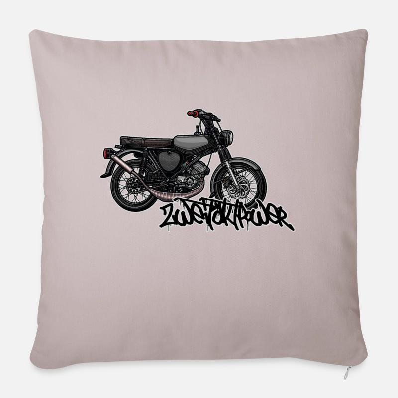 S51 // Tuning // Illustration - Sofakissenbezug 45 x 45 cm - helles Taupe