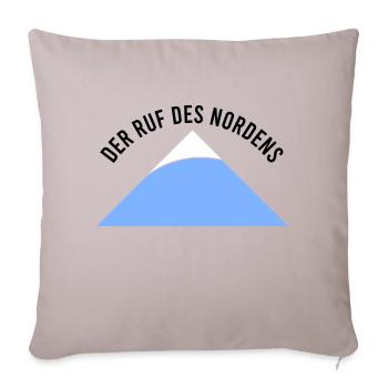 Der Ruf des Nordens - Housse de coussin décorative 45 x 45 cm - taupe clair - Devant