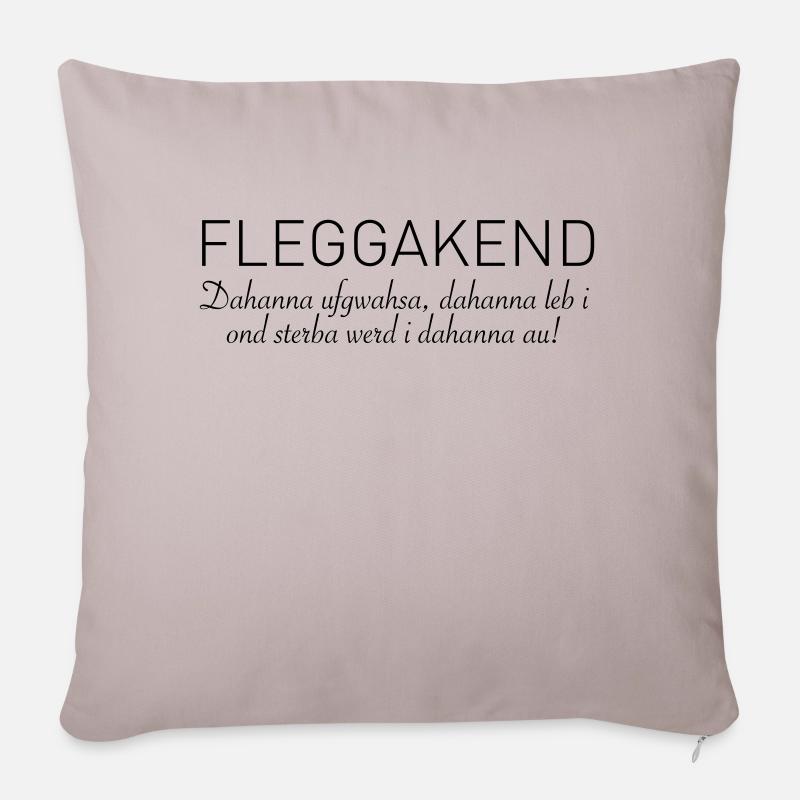 Fleggakend - Sofakissenbezug 45 x 45 cm - helles Taupe