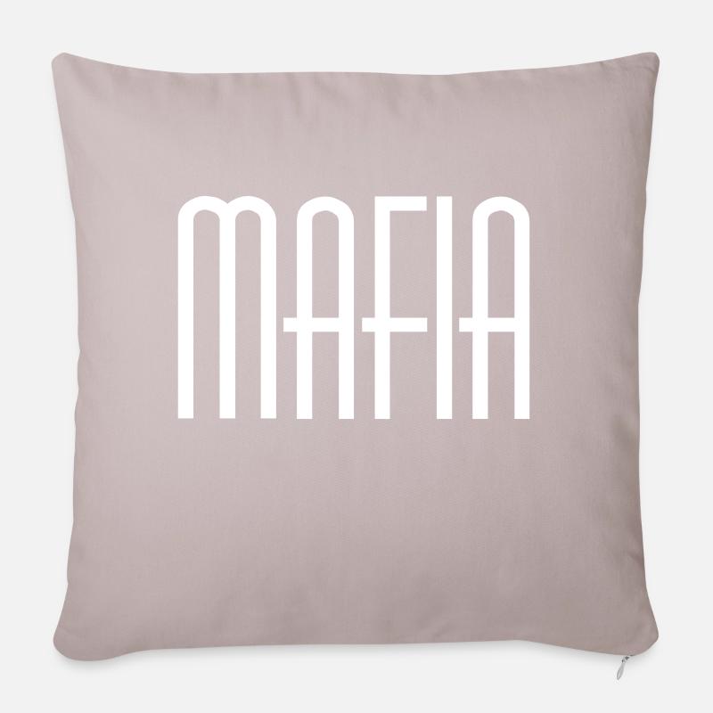 Mafia - Sofakissenbezug 45 x 45 cm - helles Taupe