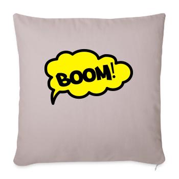 boom2 - Sofa pillowcase 17,3'' x 17,3'' (45 x 45 cm) - light taupe - Front